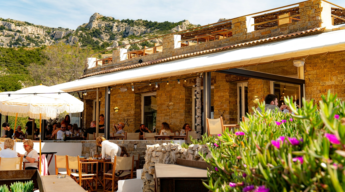 Intérieur de La Calanque Blanche